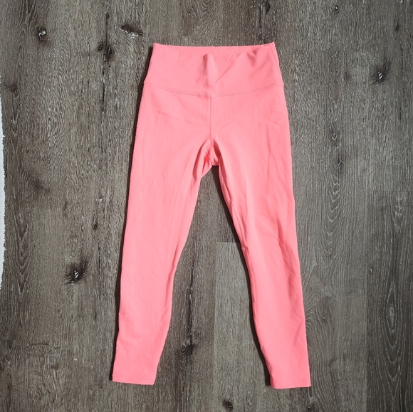 Fabletics Pants - Fabletics Powerhold High Waisted 7/8 legging in bright pink, size small